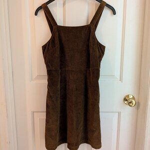 American Eagle Outfitters Corduroy Brown Mini Dress